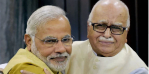 Lal Krishna Advani मोदी जी के साथ 
