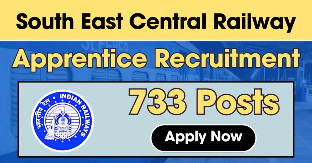 South East Central Railway Trade Apprentice Recruitment 2024