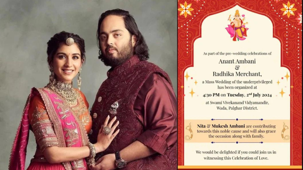 Mukesh Ambani, Nita Ambani hold mass wedding