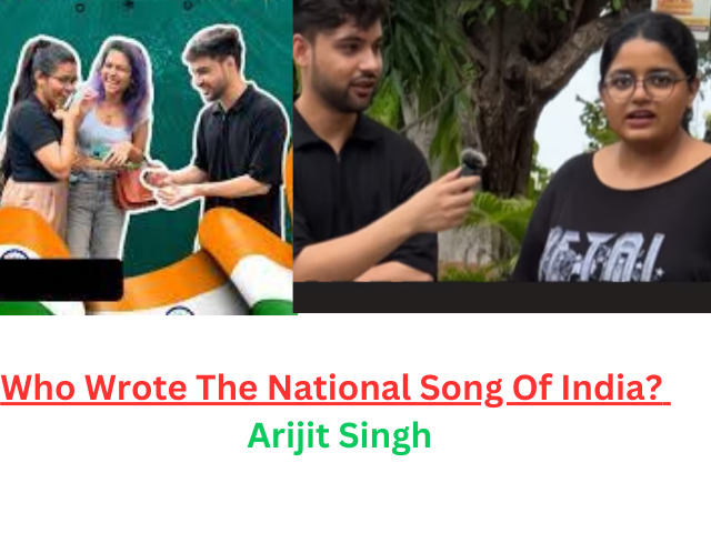 Arijit Singh Wrote The National Song Of India